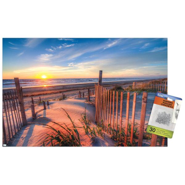 Trends International Scenery - Boardwalk Wall Post...