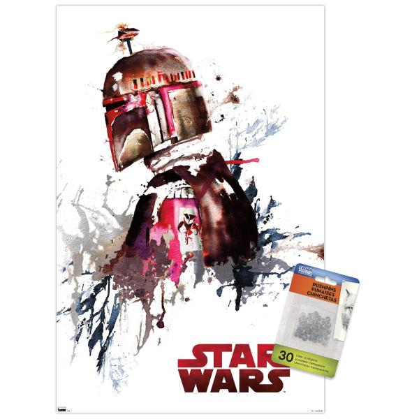 Star Wars: Original Trilogy - Boba Fett Watercolor...