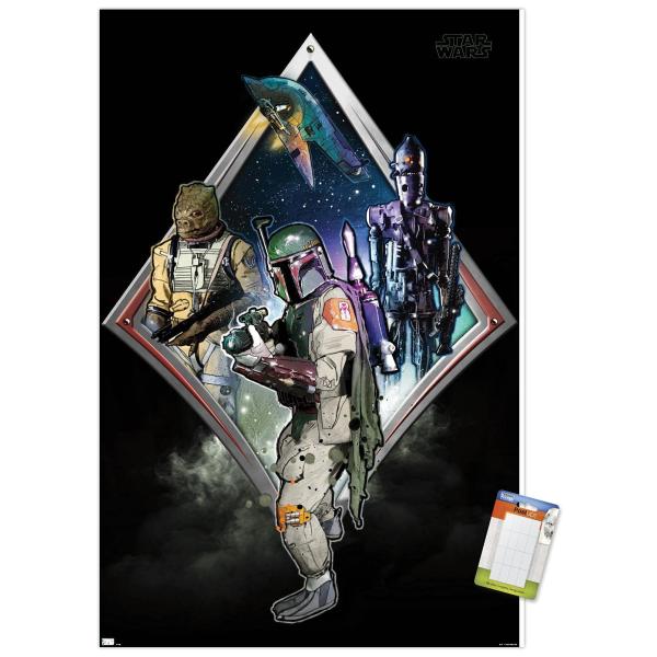 Star Wars: Original Trilogy - Bounty Hunters Badge...