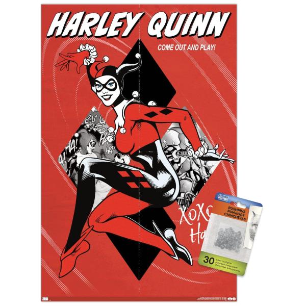 DC Comics - Harley Quinn - Come Out And Play Wall ...