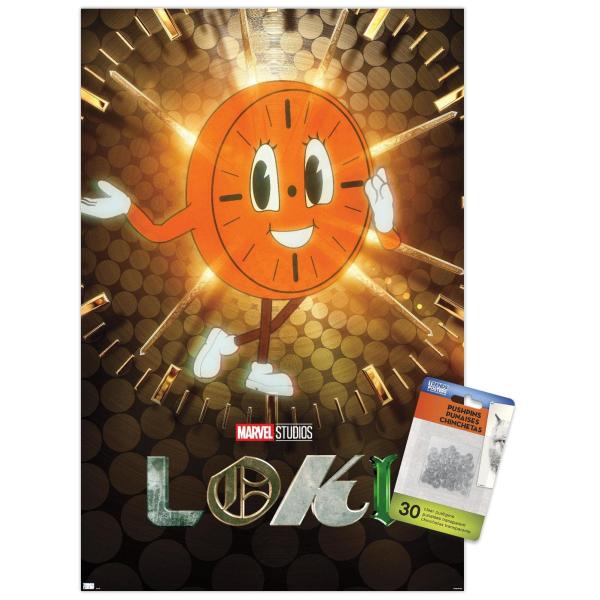 Marvel Loki - Miss Minutes One Sheet Wall Poster w...