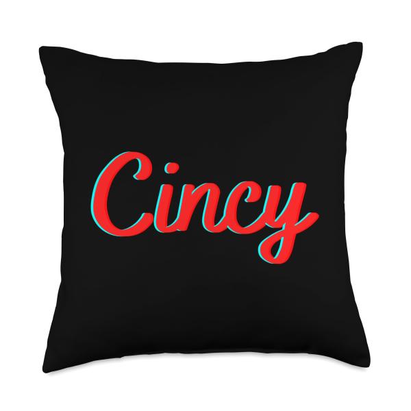 Cincinnati Ohio Classic Red Script Cincy City vaca...