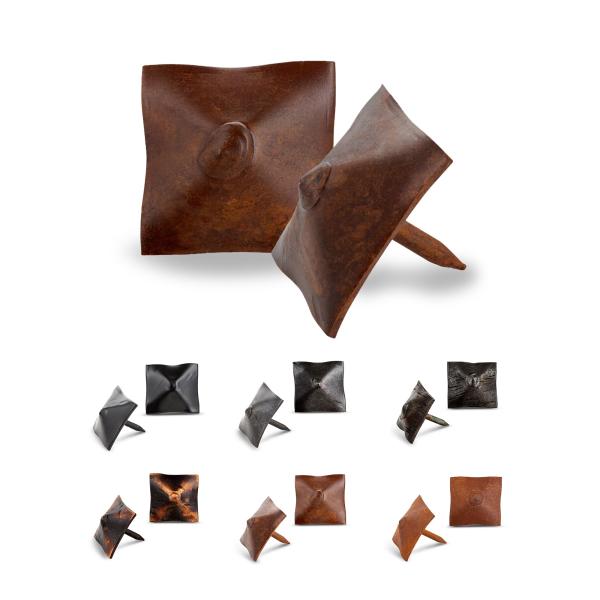 100 Pack 1" Square Head Iron Clavos Decorative Nai...