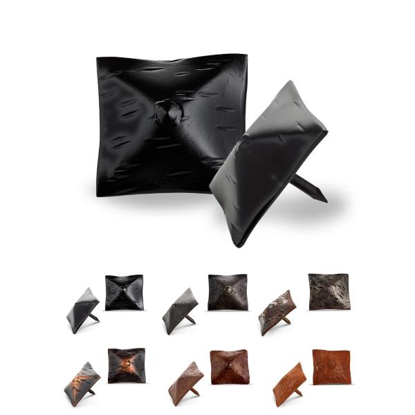 100 Pack 1.5" Square Head Iron Clavos Decorative N...