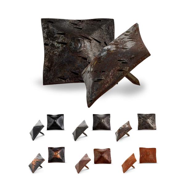 25 Pack 1.5" Square Head Iron Clavos Decorative Na...