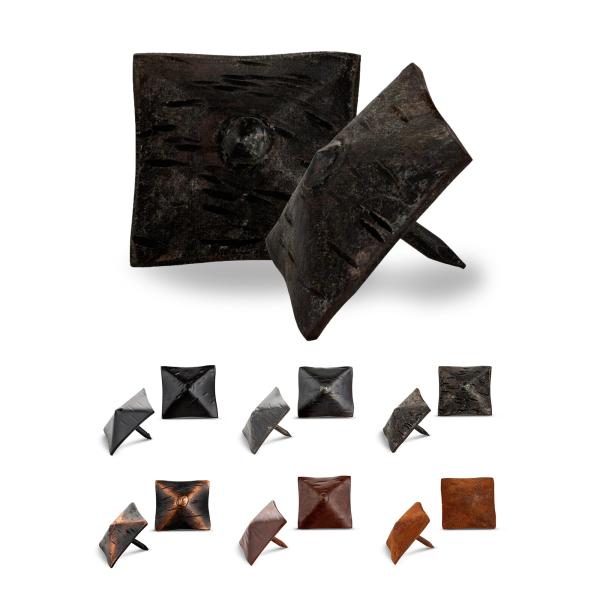 100 Pack 1.25" Square Head Iron Clavos Decorative ...