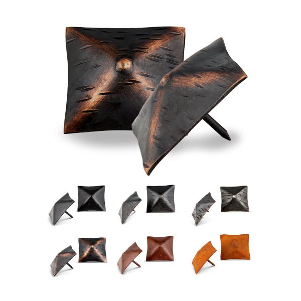 50 Pack 2" Square Head Iron Clavos Decorative Nail...