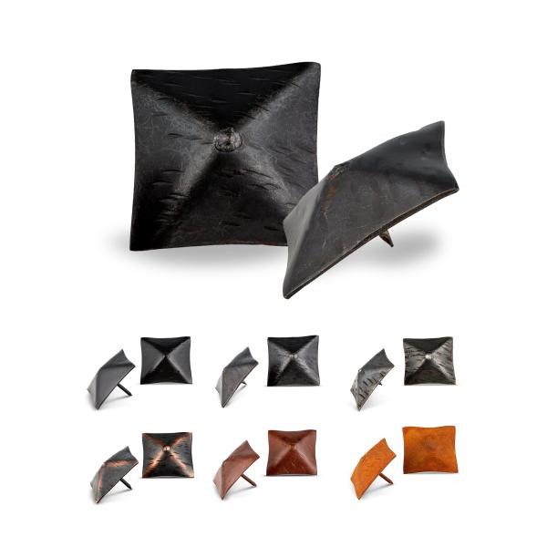 100 Pack 2" Square Head Iron Clavos Decorative Nai...