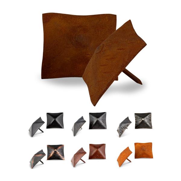 10 Pack 2" Square Head Iron Clavos Decorative Nail...