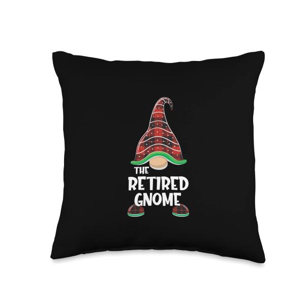The Retired Gnome Retired Gnome Throw Pillow