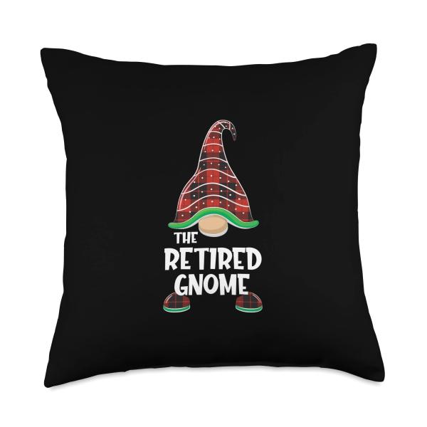 The Retired Gnome Retired Gnome Throw Pillow