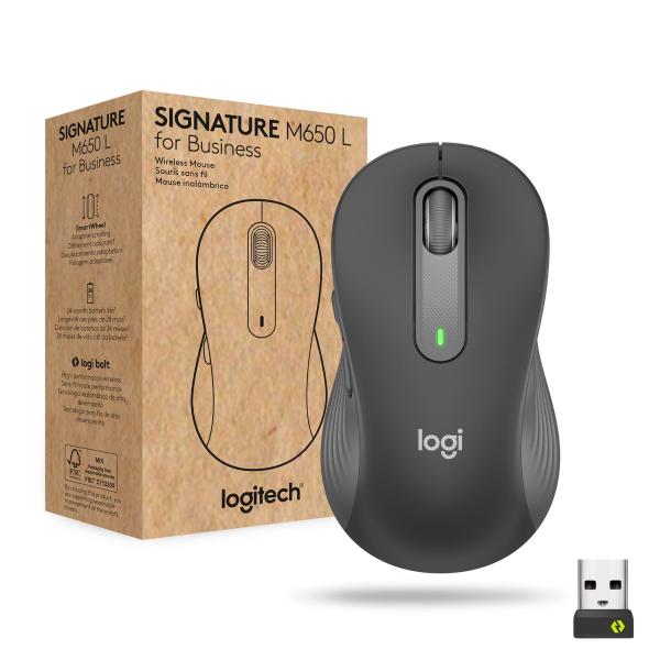Logitech Signature M650 L for Business Wireless Mo...