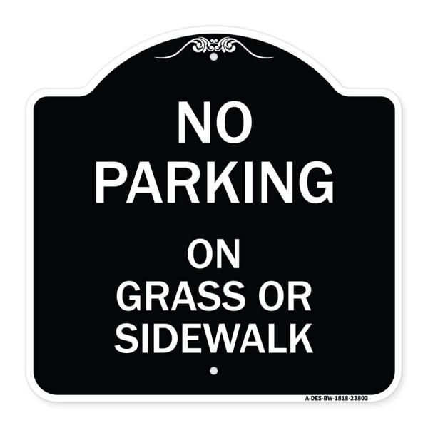 SignMission Designer Series Sign - No Parking - on...