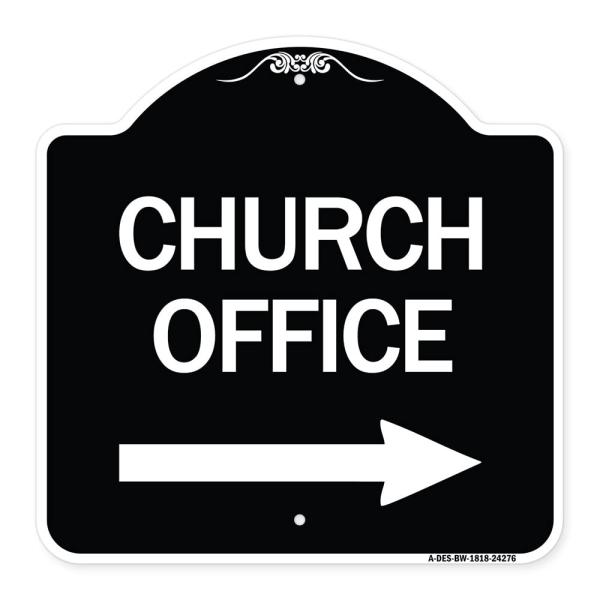 SignMission Designer Series Sign - Church Office (...