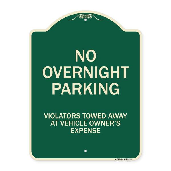 SignMission Designer Series Sign - No Overnight Pa...
