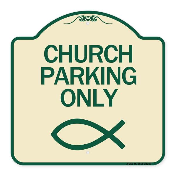 SignMission Designer Series Sign - Church Parking ...