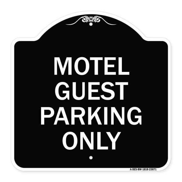 SignMission Designer Series Sign - Motel Guest Par...