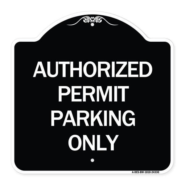 SignMission Designer Series Sign - Authorized Perm...