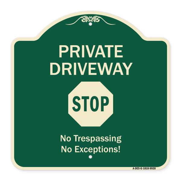 SignMission Designer Series Sign - Private Drivewa...