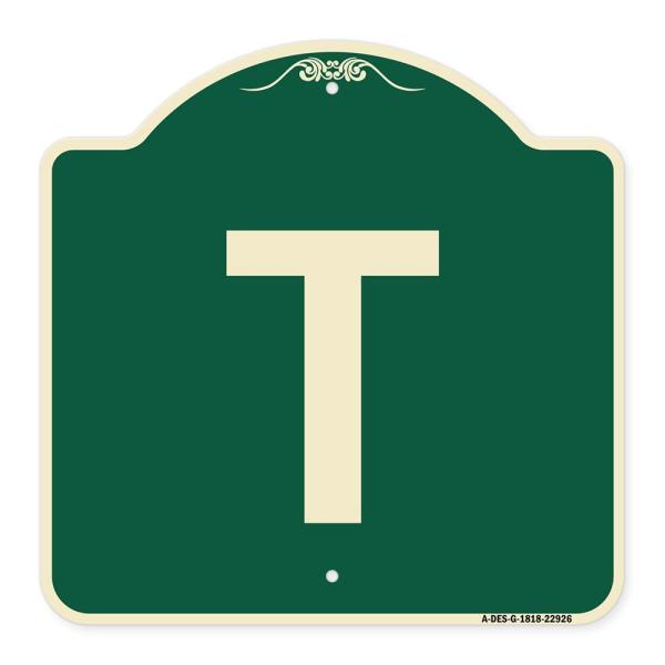 SignMission Designer Series Sign - Sign with Lette...