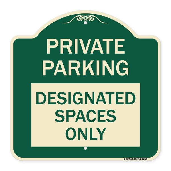 SignMission Designer Series Sign - Private Parking...