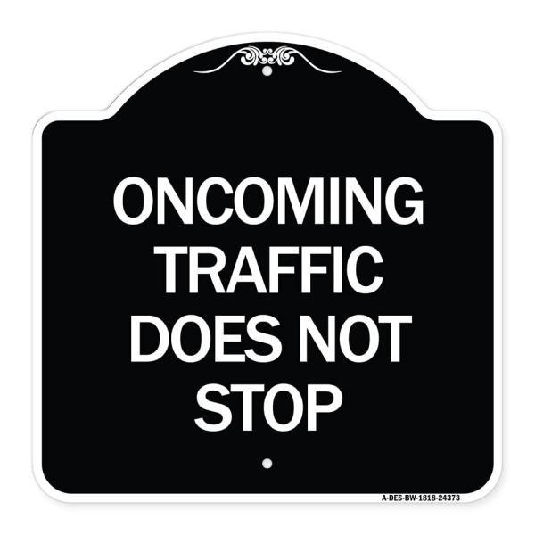 SignMission Designer Series Sign - Oncoming Traffi...