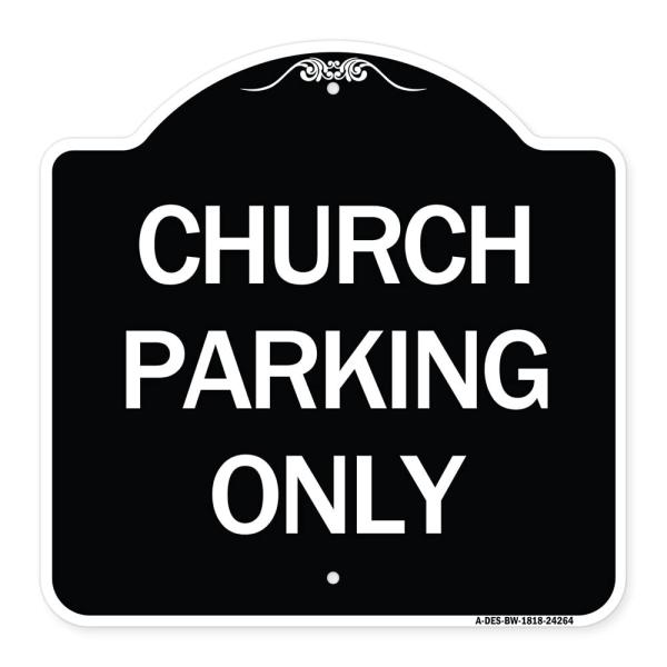 SignMission Designer Series Sign - Church Parking ...