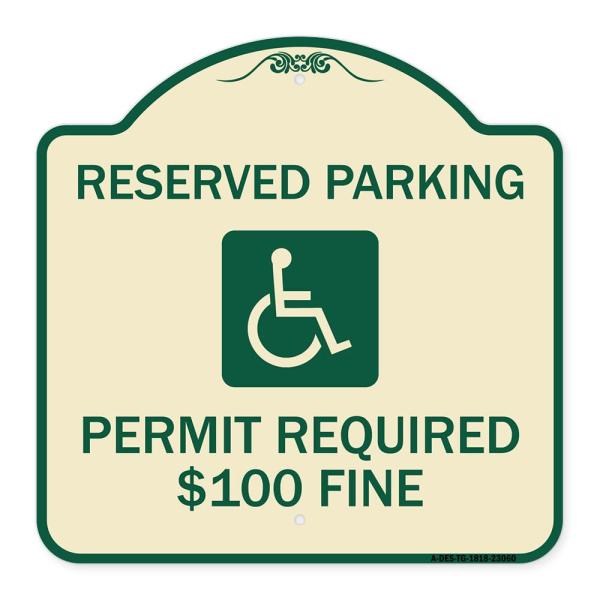 SignMission Designer Series Sign - Reserved Parkin...