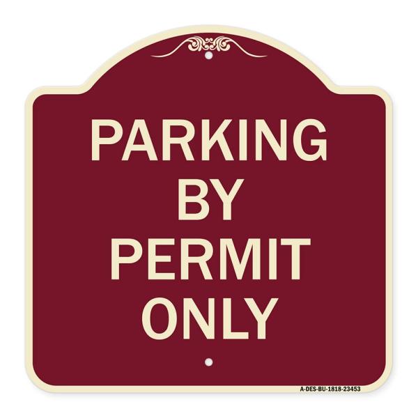 SignMission Designer Series Sign - Parking by Perm...