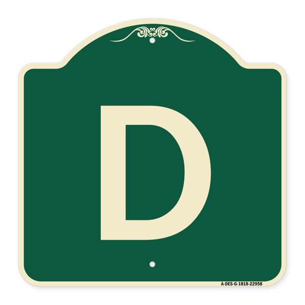 SignMission Designer Series Sign - Sign with Lette...
