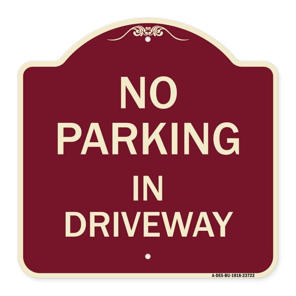 SignMission Designer Series Sign - No Parking in D...