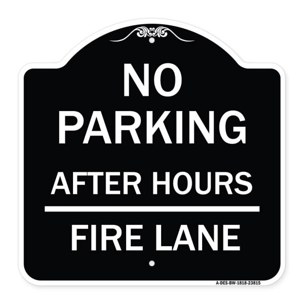 SignMission Designer Series Sign - No Parking - Af...