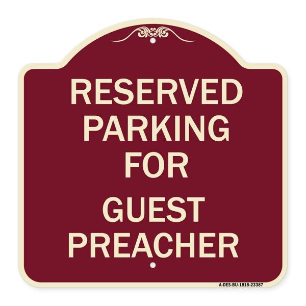 SignMission Designer Series Sign - Parking Reserve...