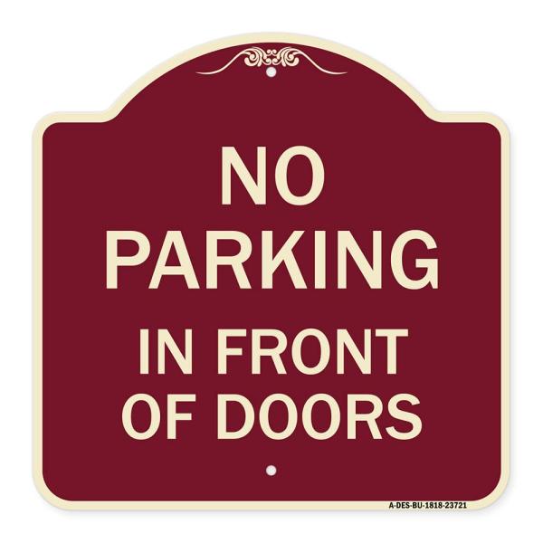 SignMission Designer Series Sign - No Parking in F...