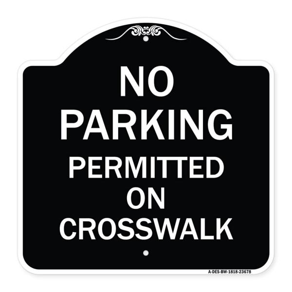SignMission Designer Series Sign - No Parking Perm...