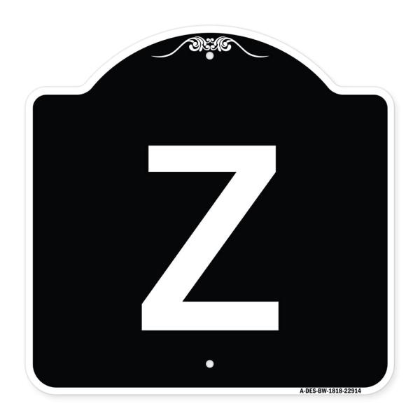 SignMission Designer Series Sign - Sign with Lette...