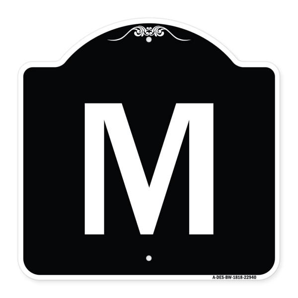 SignMission Designer Series Sign - Sign with Lette...