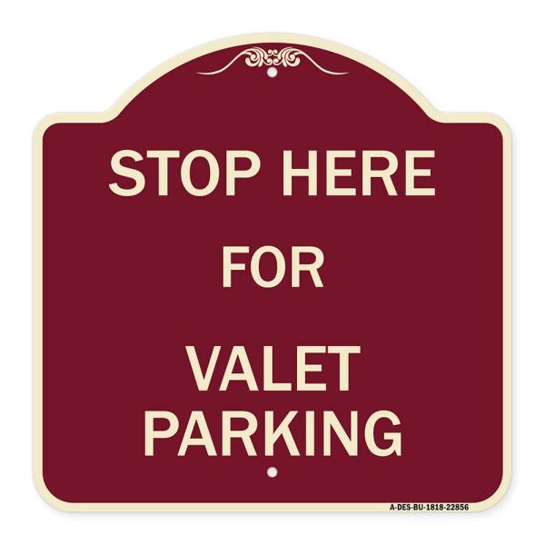 SignMission Designer Series Sign - Stop Here - for...