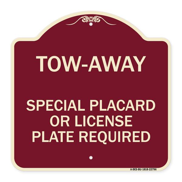SignMission Designer Series Sign - Tow-Away Specia...