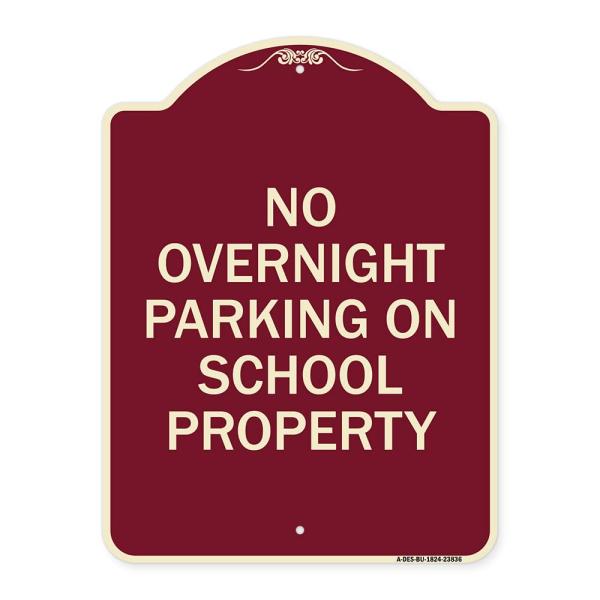 SignMission Designer Series Sign - No Overnight Pa...