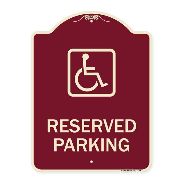 SignMission Designer Series Sign - Reserved Parkin...