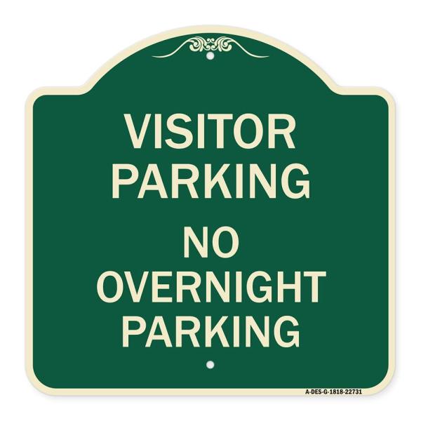 SignMission Designer Series Sign - Visitor Parking...