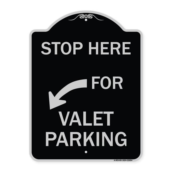 SignMission Designer Series Sign - Stop Here for V...