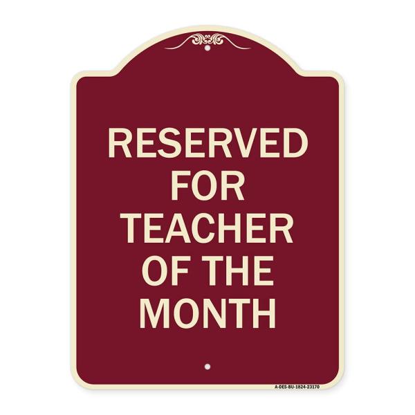 SignMission Designer Series Sign - Reserved for Te...