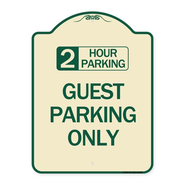 SignMission Designer Series Sign - 2 Hour Parking,...