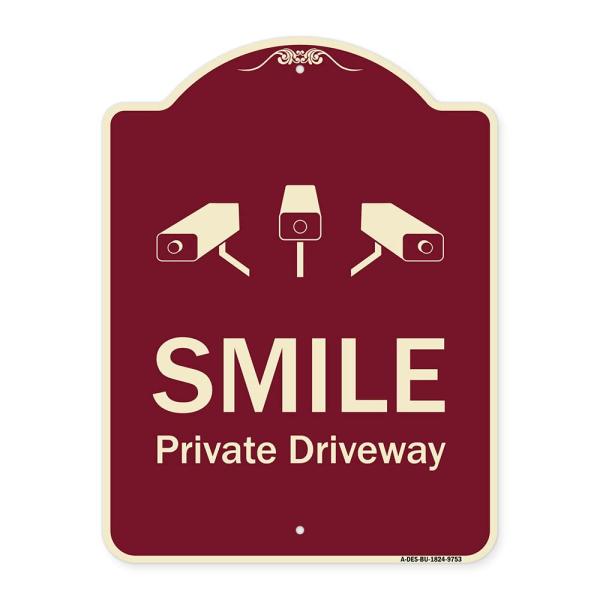 SignMission Designer Series Sign - Smile Private D...