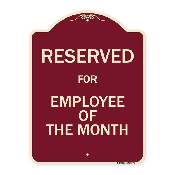 SignMission Designer Series Sign - Reserved for Em...