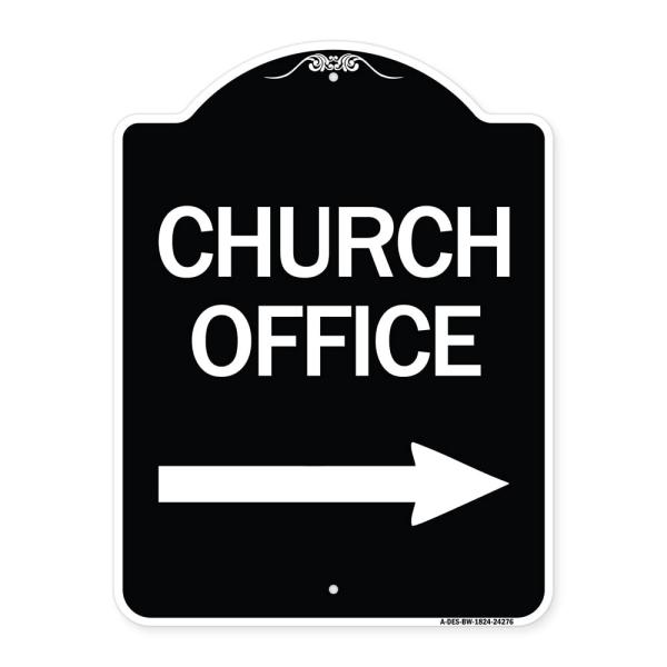 SignMission Designer Series Sign - Church Office (...