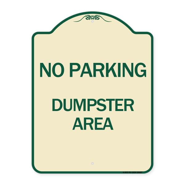 SignMission Designer Series Sign - No Parking Dump...