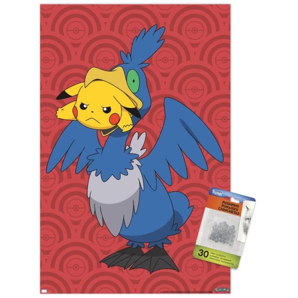 Trends International Pok〓mon - Pikachu and Cramora...